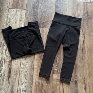 Athleta Elation Crop Black XXS 2